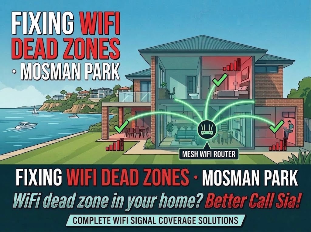WiFi dead zones Mosman Park – Sia from Lark Assist